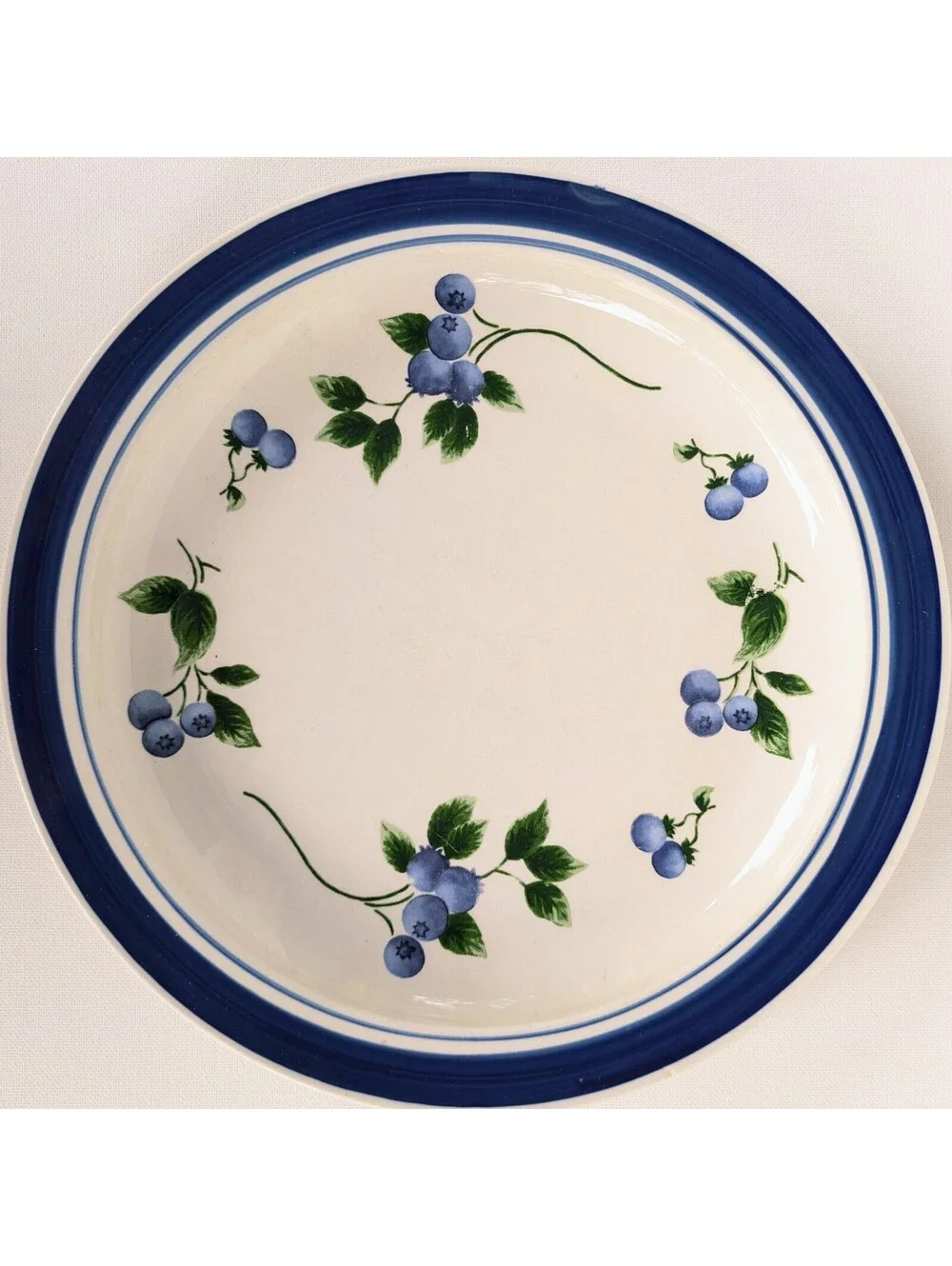 Vintage L.L. Bean Blueberry Dinner Plates, 11